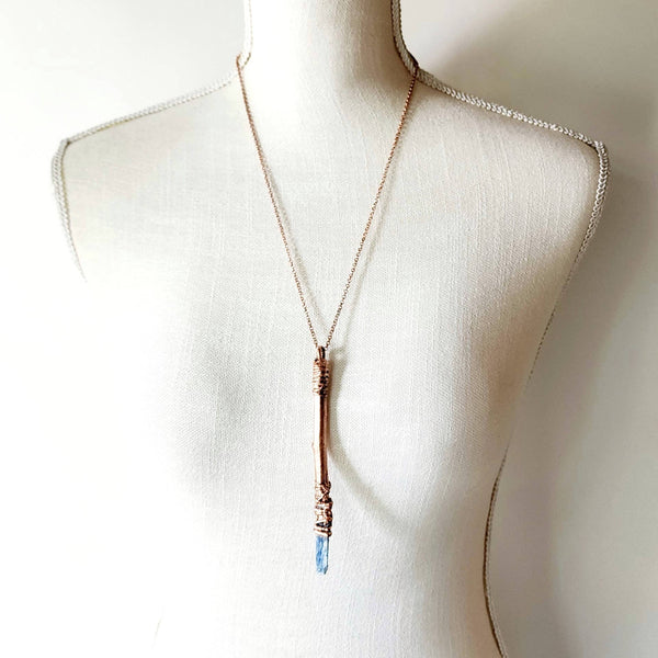 Sticks & Stones - Blue Kyanite Wand Necklace