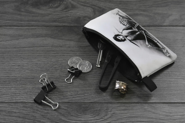 Theda Bara - lined twill coin case - the Vamp