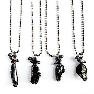 Shungite Raven Necklace