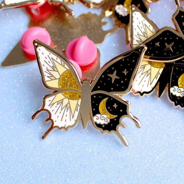 Butterfly enamel pin