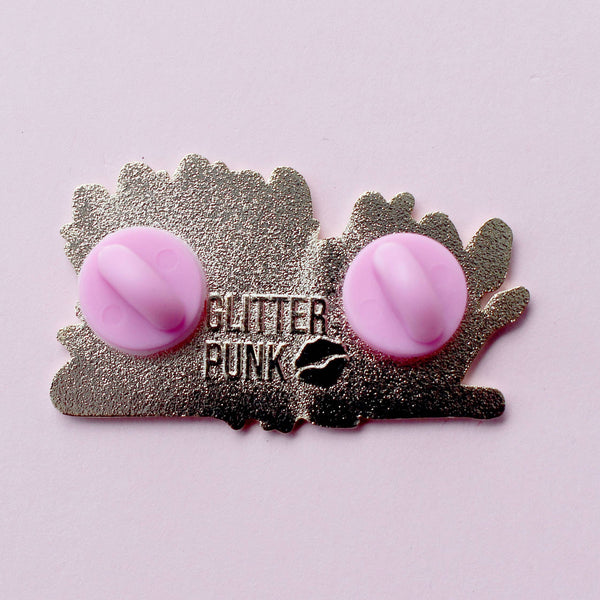 Tulip Cat Enamel Pin