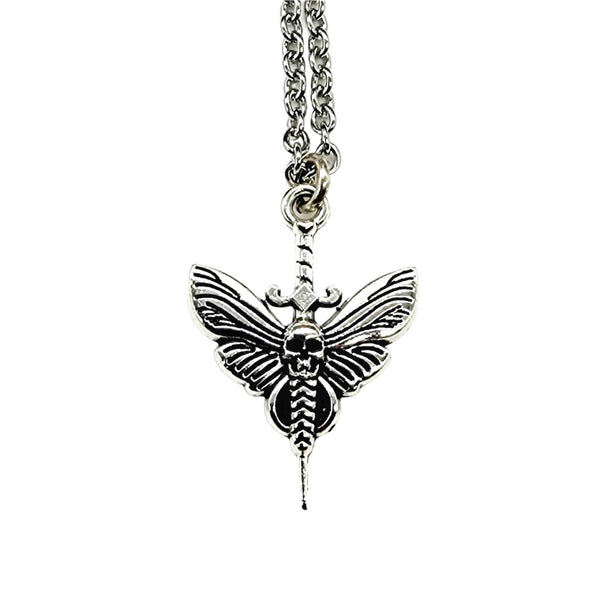 Death’s Head Hawkmoth Dagger Necklace