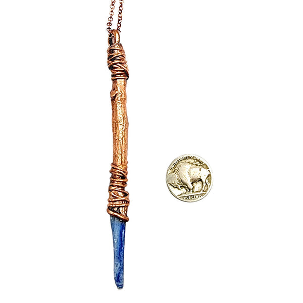 Sticks & Stones - Blue Kyanite Wand Necklace