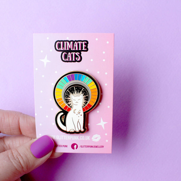 Rainbow Cat Enamel Pin