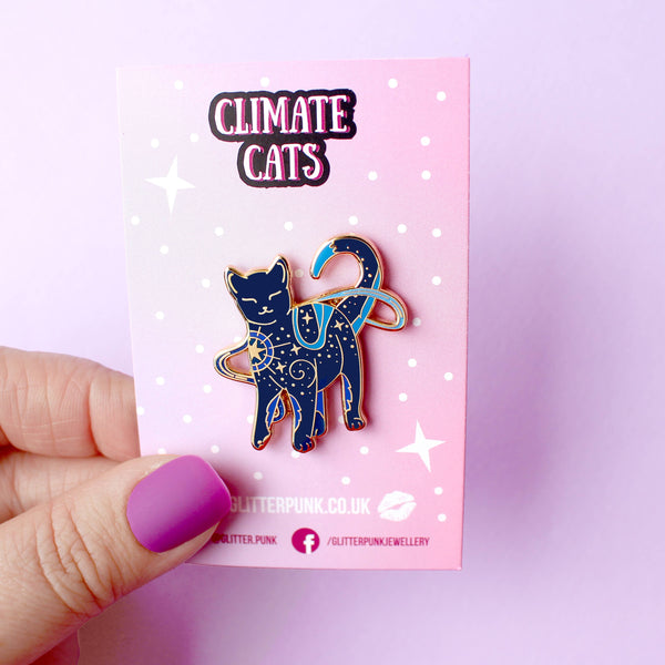 Star Cat Enamel Pin