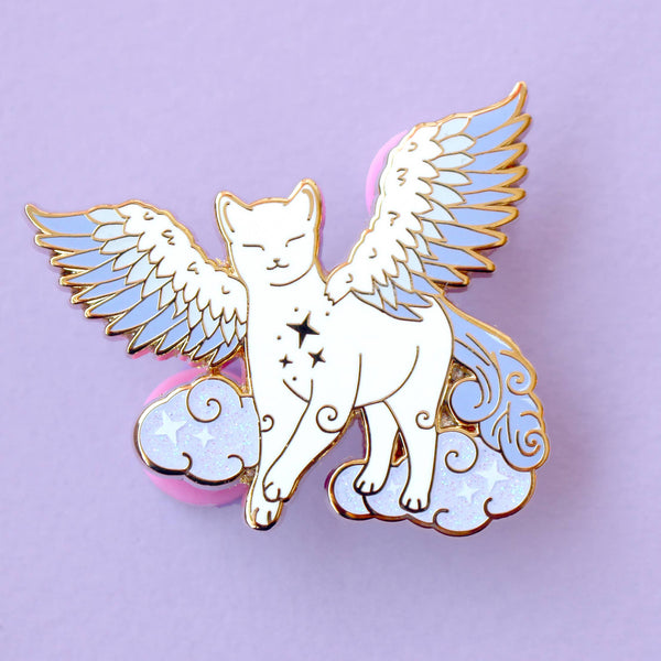 Air Cat Enamel Pin