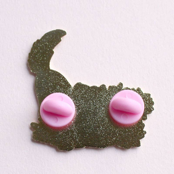 Succulent Cat Enamel Pin