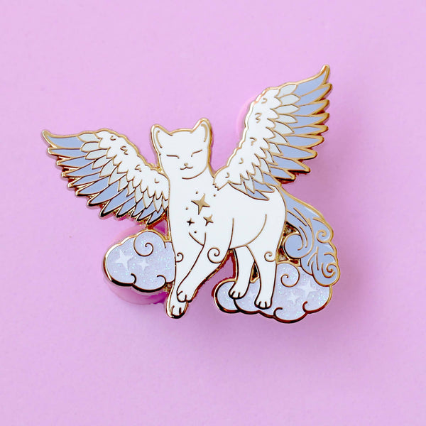 Air Cat Enamel Pin