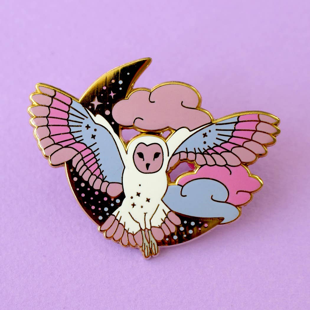 Midnight Owl Enamel Pin