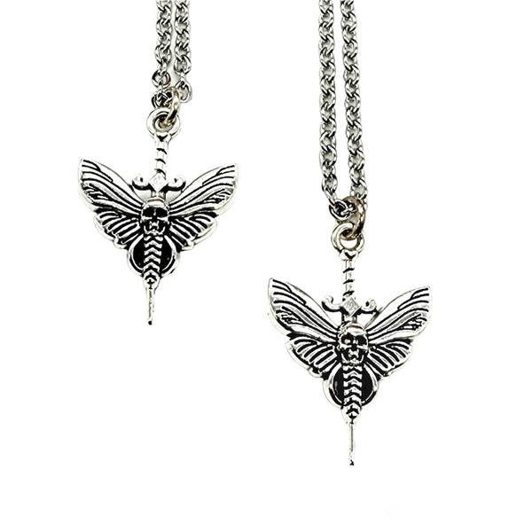 Death’s Head Hawkmoth Dagger Necklace