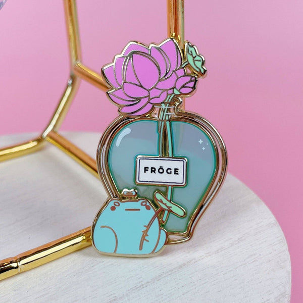 Perfume Frog Pin