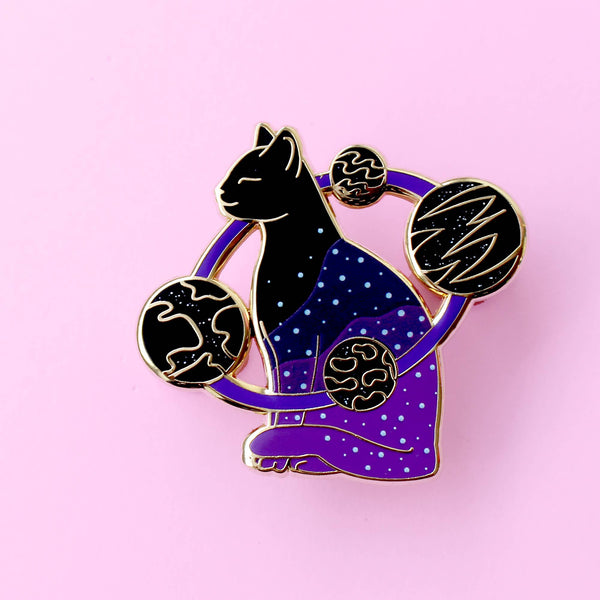 Universe Cat Enamel Pin – Cosmic Cats Collection