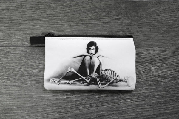 Theda Bara - lined twill coin case - the Vamp