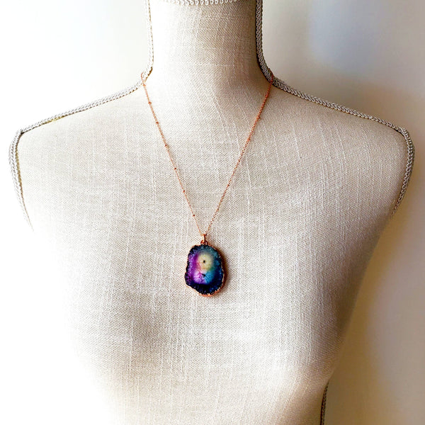 Rainbow Solar Quartz Necklace