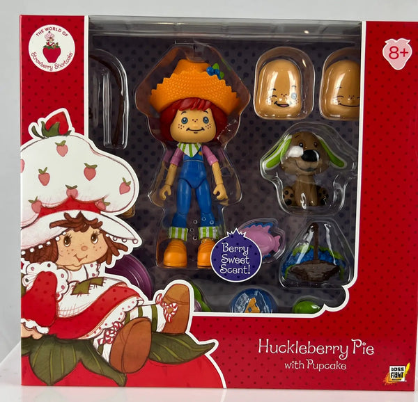 Strawberry Shortcake action figure Huckleberry with Pupcake