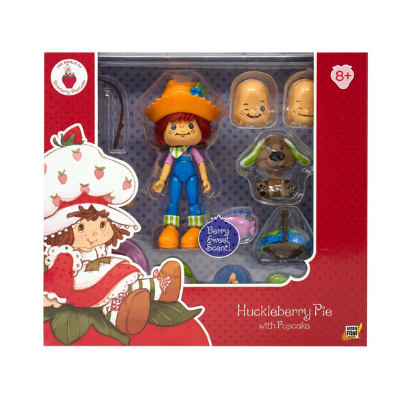 Strawberry Shortcake action figure Huckleberry with Pupcake