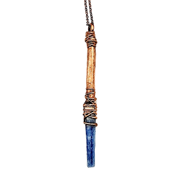 Sticks & Stones - Blue Kyanite Wand Necklace