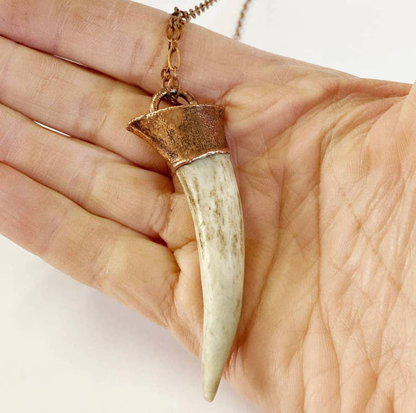 Naturally Shed Antler Necklace