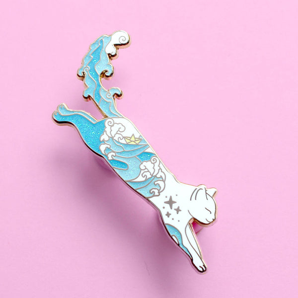 Sea Cat Enamel Pin