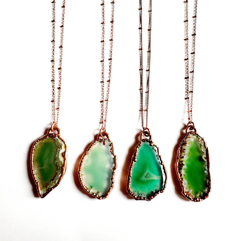 Green Agate Necklace