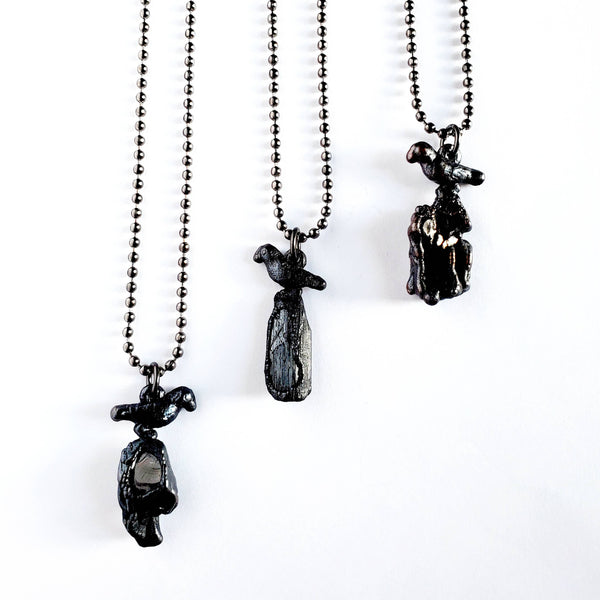 Shungite Raven Necklace