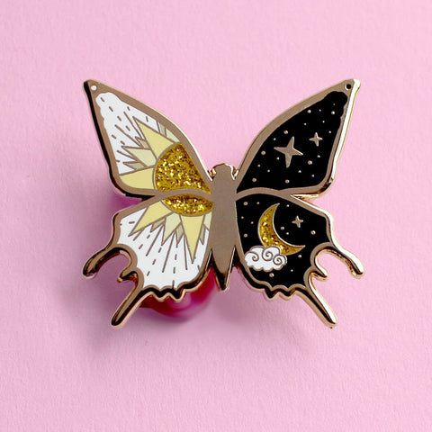 Butterfly enamel pin