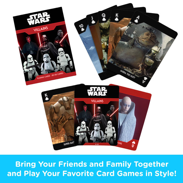 Star Wars Villains Playing Cards