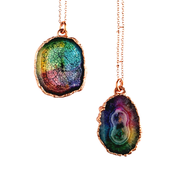 Rainbow Solar Quartz Necklace