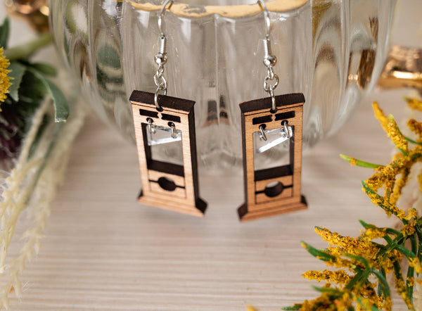 Halloween Guillotine Earrings