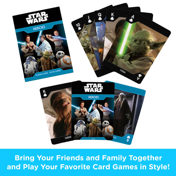 Star Wars Heroes Playing Cards